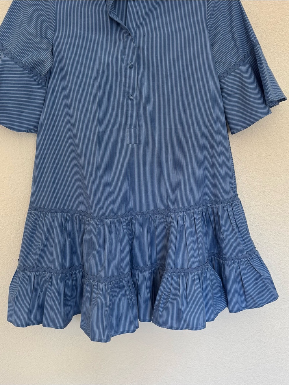 Pomander Place Blue Stripe Mckenna Dress - Picture 4 of 7